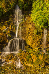 Fototapeta na wymiar USA, Colorado, San Juan Mountains. Mountain waterfall.