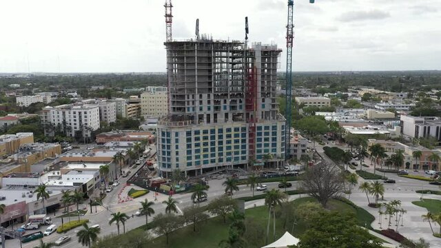 The Block 40 project  EB 5 construction site Hollywood Florida Young Circle