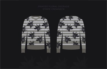 Crew Neck Sweatshirts Vector Design