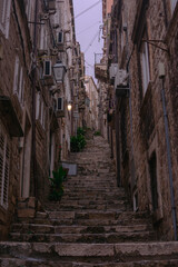 Fototapeta na wymiar Landscape of medieval town in Dubrovnik Croatia