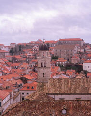Obraz premium Landscape of medieval town in Dubrovnik Croatia