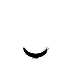 Smile icon Logo Vector Template Design - Vector white