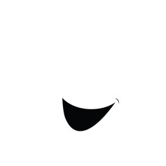 Fototapeta premium Smile icon Logo Vector Template Design - Vector white