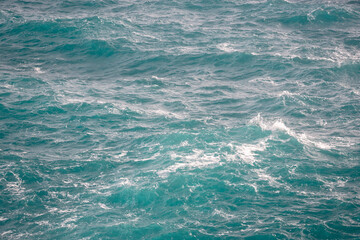 Fototapeta na wymiar Sea waves in Dubrovnik Croatia