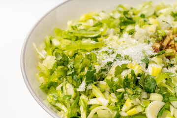 Chop pepper as a hors d 'oeuvres