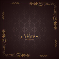 Beautiful luxury floral frame background