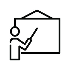 Illustration Vector graphic of teacher icon