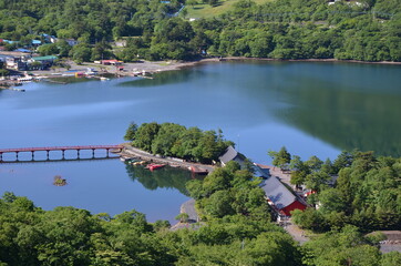 大沼と赤城神社