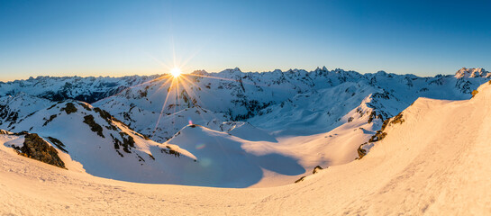 Winter in den Alpen