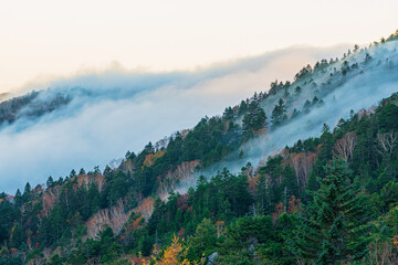 2020,10,21尾根を越す雲海