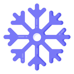 
Snow pattern vector, snowflake icon in editable style 

