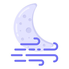 
Trendy vector design of full moon 

