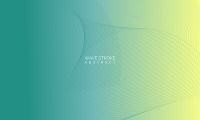 Wave line of flowing particles abstract vector background, smooth curvy shape dots fluid array. 3d shape dots blended mesh, future technology relaxing wallpaper.
