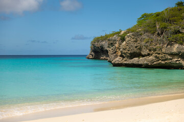 Fototapeta na wymiar Empty Caribbean beach