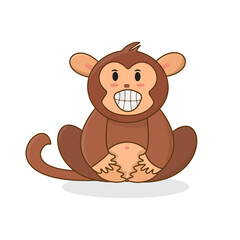 Funny little Monkey Smiling