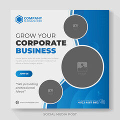 social media post modern design template