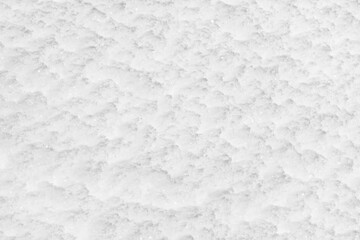 White snow background in sunny winter day