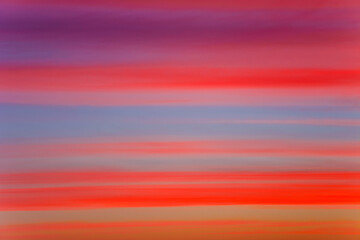 Beautiful multi-colored clouds before sunrise 