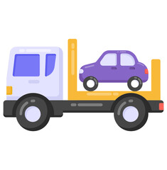 
Dump truck to move or transport material such as sand, rocks 

