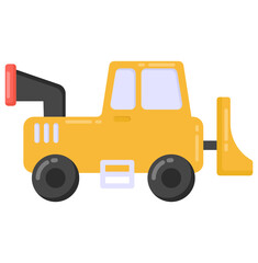 
A perfect design icon of wheel loader 

