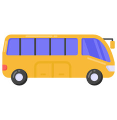 
Trolley bus icon in flat style best for transport websites 

