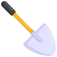 
Shovel flat icon, premium download

