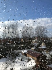 water, abstract, window, winter, rain, cold, ice, night, sky, blue, frost, glass, snow, black, texture, nature, drop, drops, white, space, grunge, light, dark, wet
