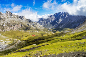 Fuente De in the in mountains of Picos de Europa, Cantabria, Spain © rudiernst