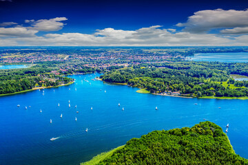 Fototapeta premium Giżycko is a city in Masuria in north-eastern Poland