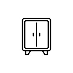 Wardrobe icon in vector. Logotype