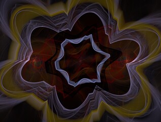 Imaginatory fractal background Image