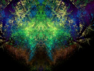 Imaginatory fractal background Image