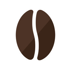 Coffee beans vector icon illustration