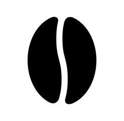Coffee beans vector icon illustration