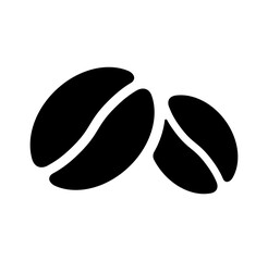 Coffee beans vector icon illustration