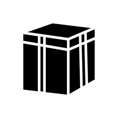 Box, package icon glyph style for your design