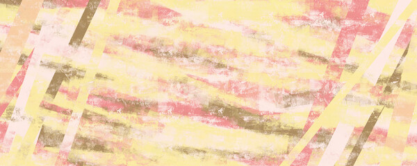 ピンク ベージュ 茶色 かすれ ストライプ 模様 壁 背景素材 - Pink and beige abstract background, pink wall with distressed texture, spring color, stripes and elegant painted design. Vintage grunge. Ink brush strokes.