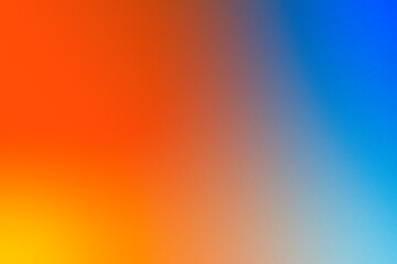 Pure lo-fi grain gradient texture. Orange gradient background. Spray Paint Brush. Warm undertone gradients for banner design, creative minimal poster, template label cosmetics. Minimalistic backdrop. - obrazy, fototapety, plakaty