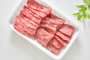 牛肉  カルビ　焼肉用　国産和牛
