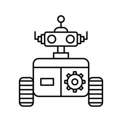 robot icon. bot sign. vector illustration