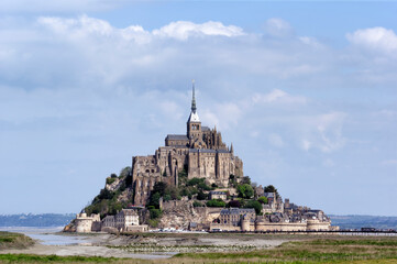  Bay of the Mont-Saint-Michel in Normandy coast