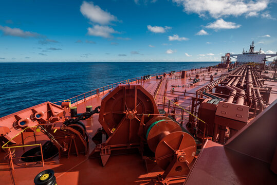 Anchor gear - windlass on large crude oil tanker