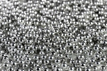 Black and white bokeh abstract background with defocused sparkling lights