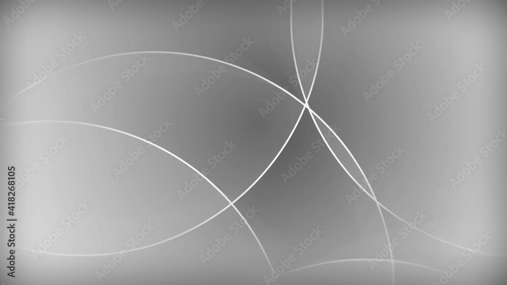 Poster abstract animation of black and white background pattern, gray background with large white lights or