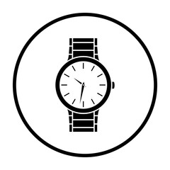 Business Woman Watch Icon