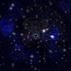 Obraz premium Galaxy of diamond