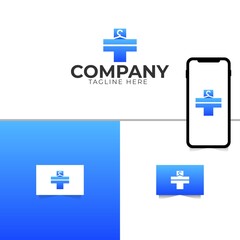 Medical Clothing Logo Design Template