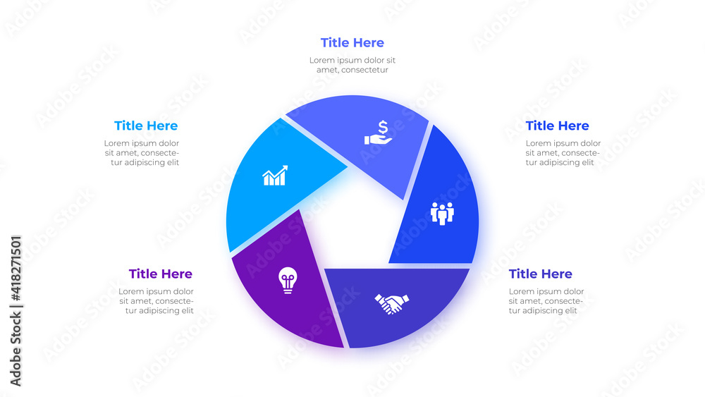 Poster abstract infographics number options template. vector illustration. can be used for workflow layout,