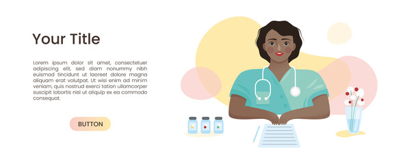 Médical docteur femme hôpital consultation traitement santé