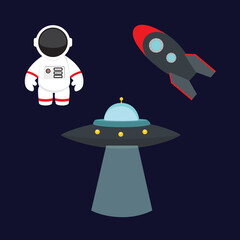 Cosmos vector icons